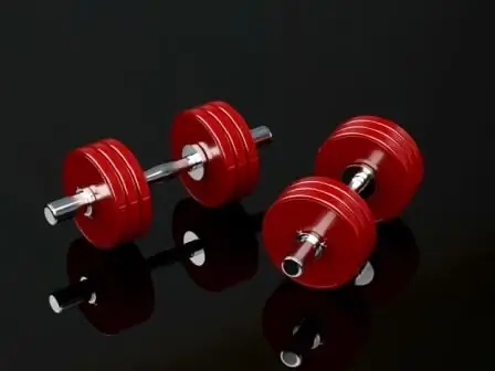 Yuav ua cas ua dumbbells